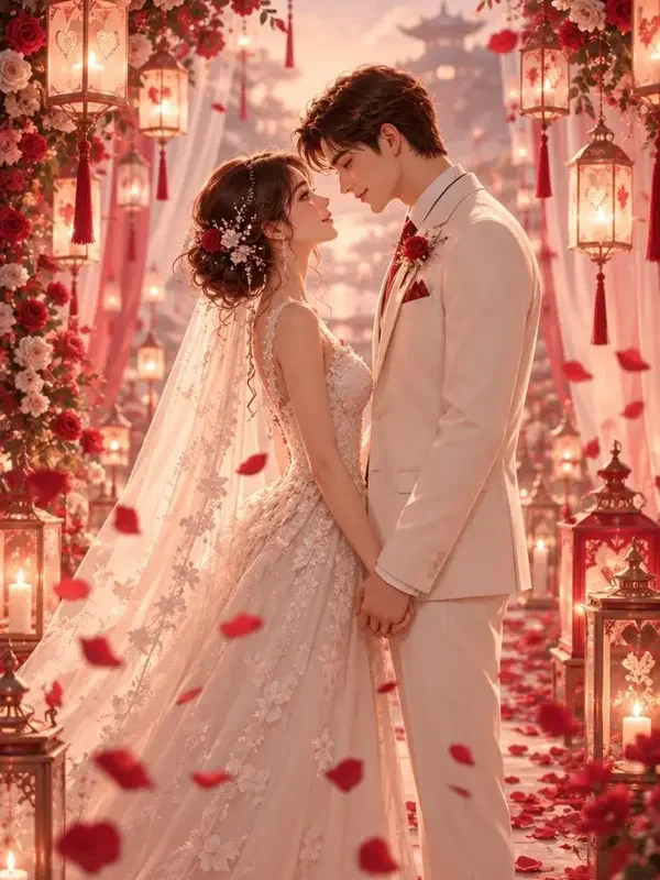百灵短剧《一夜甜婚》高清短剧封面